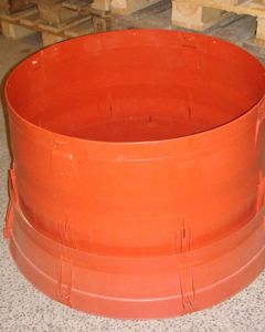 Roof pipe CL-600-3 redbraun